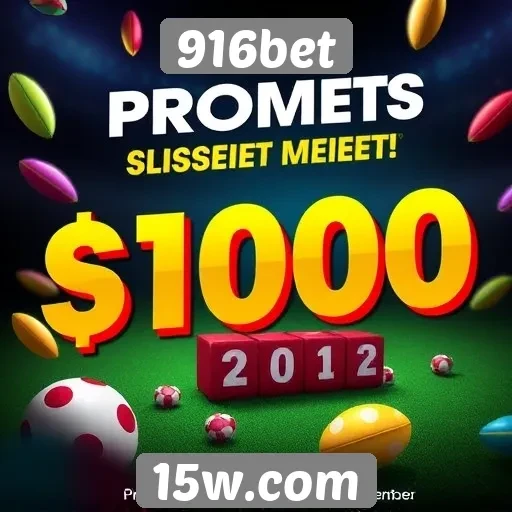 Novidades em promoções da 916bet